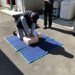 AED使用方法講習会　★広島で焼付塗装ならムラカワ★